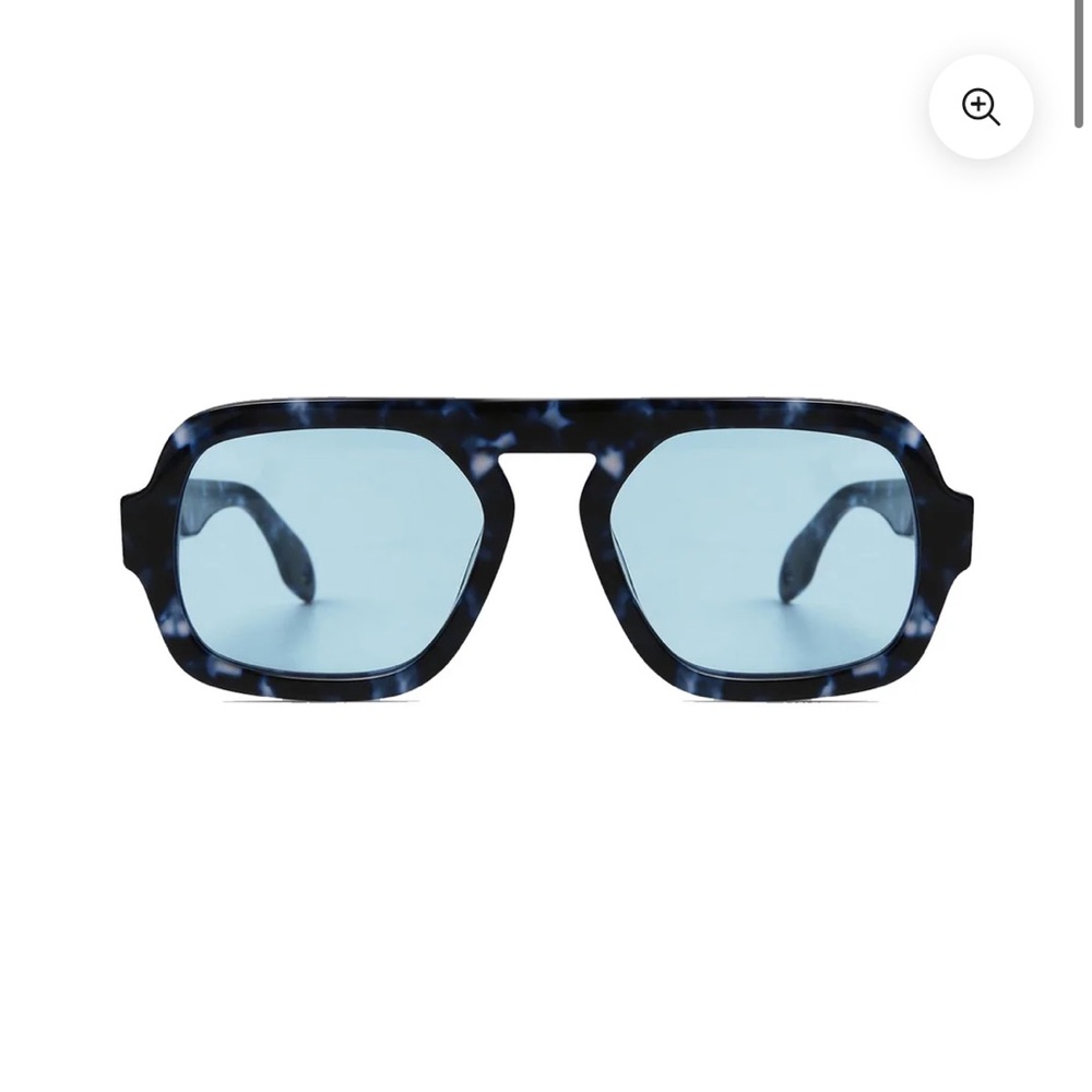 NEW Elisa Johnson Jane Sunglasses Tortoise Blue
